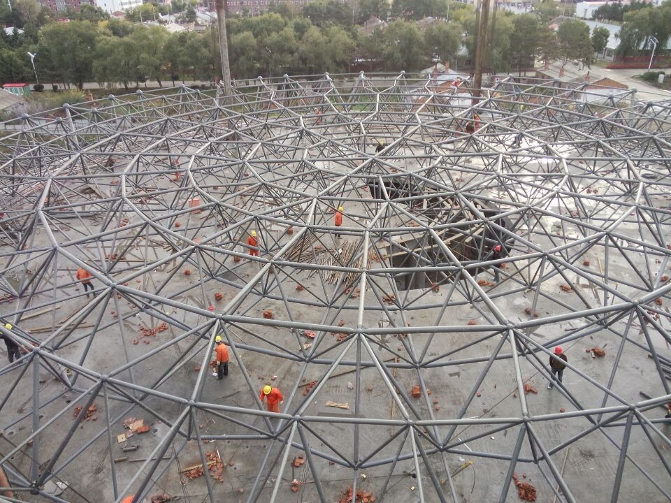 公主岭全民健身中心网架